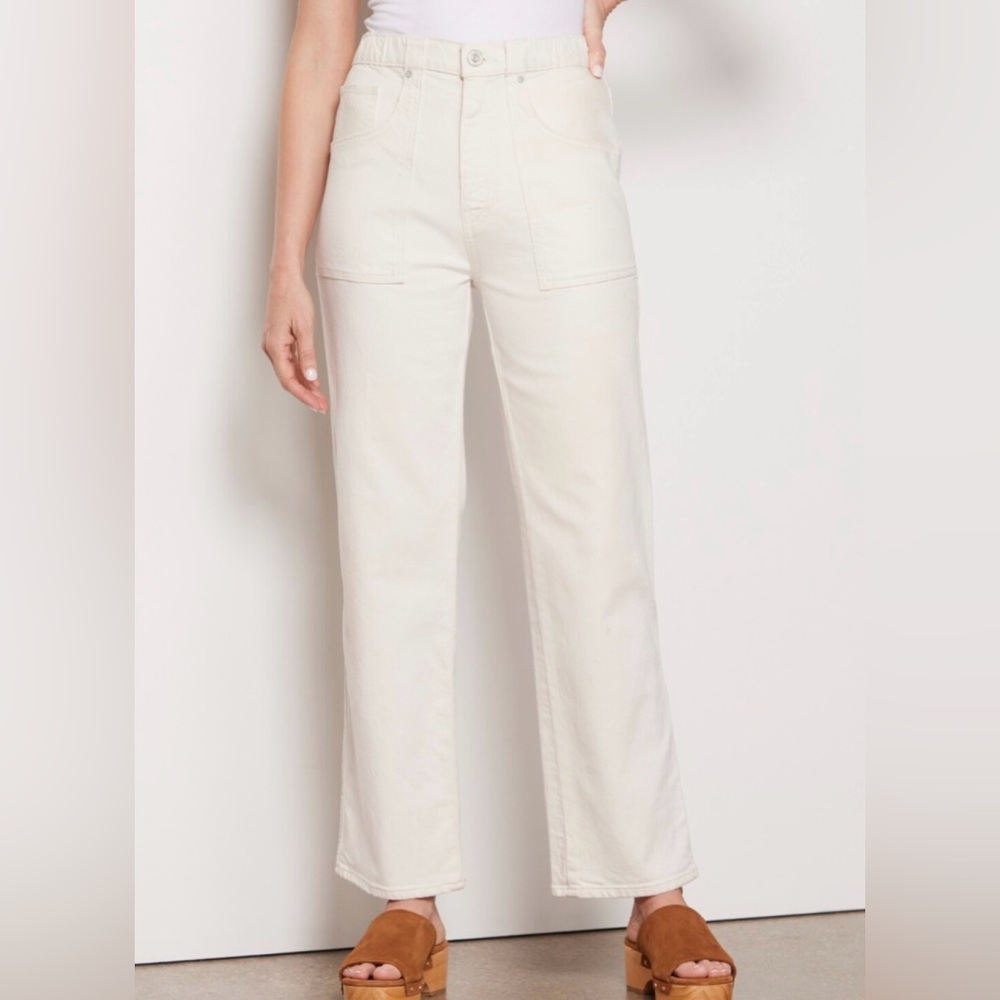 Hudson Remi Jeans Women's Straight Leg in Ecru